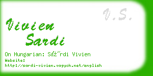 vivien sardi business card